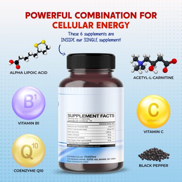 PeakPury Alpha Lipoic Acid - Image 3