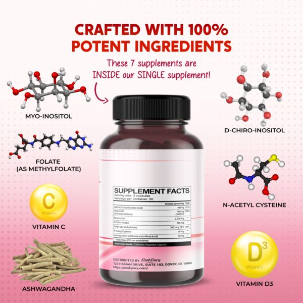 PeakPury Myo & D-Chiro Inositol - Image 2