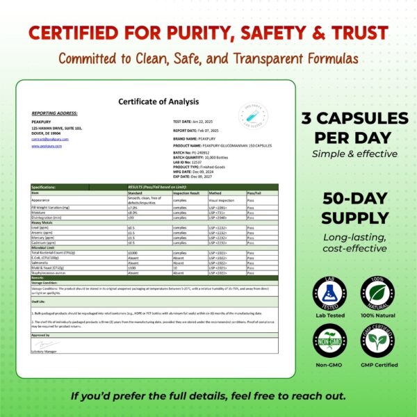 PeakPury Glucomannan - Image 8