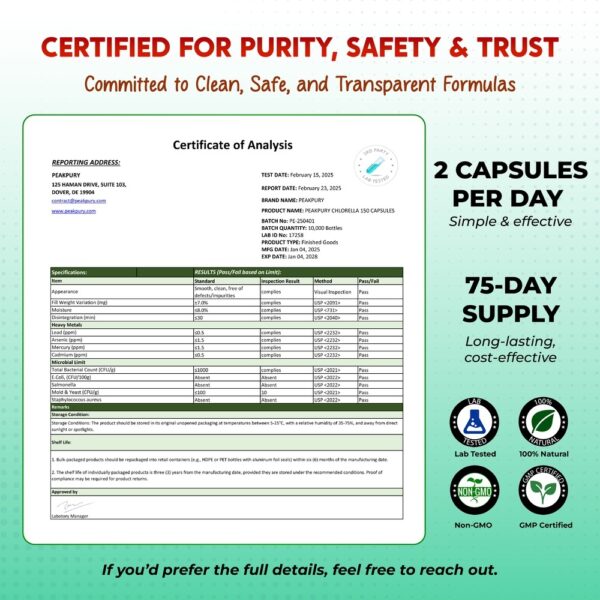 PeakPury Chlorella - Image 8